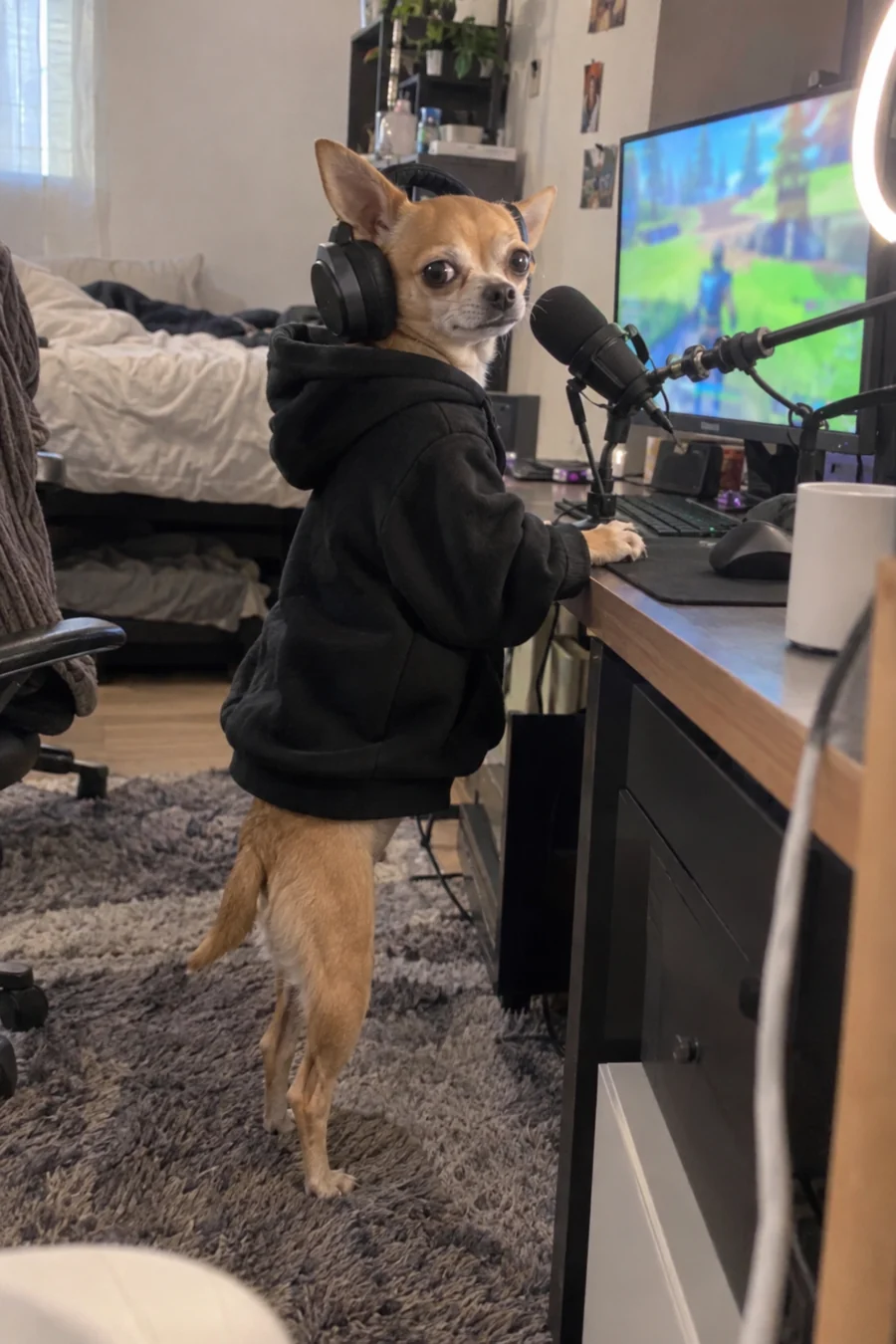 tan chihuahua, Game streamer